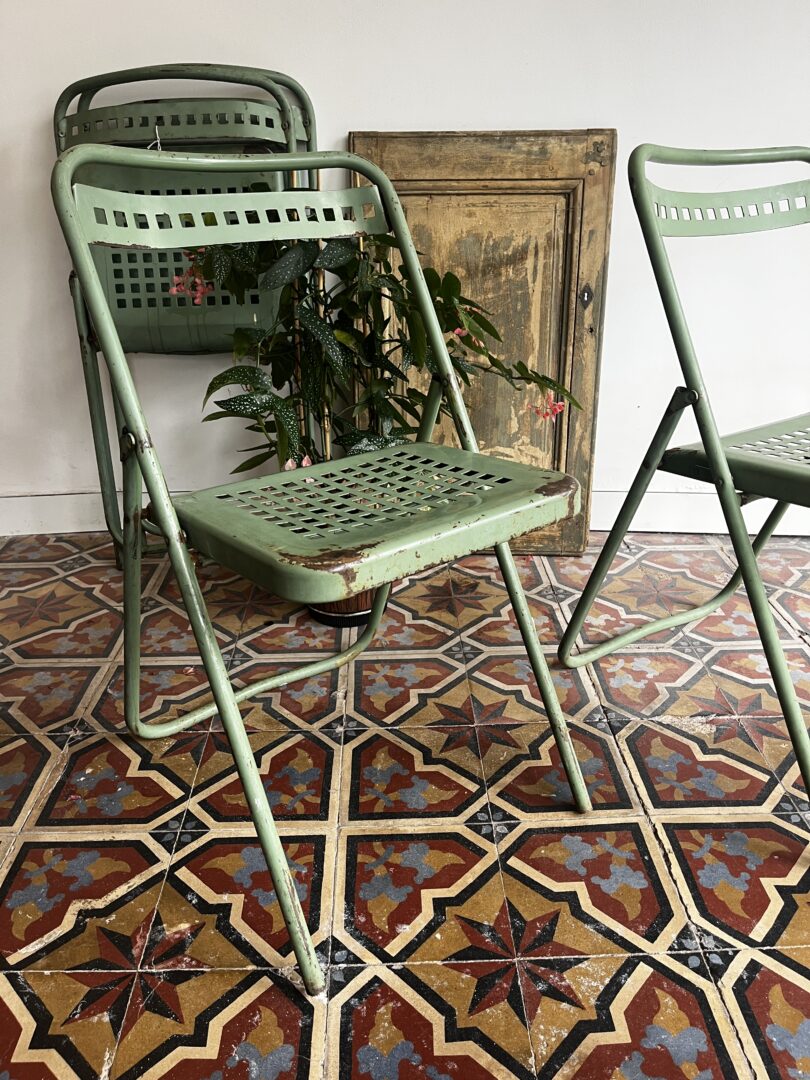Pistache groene terrasstoelen