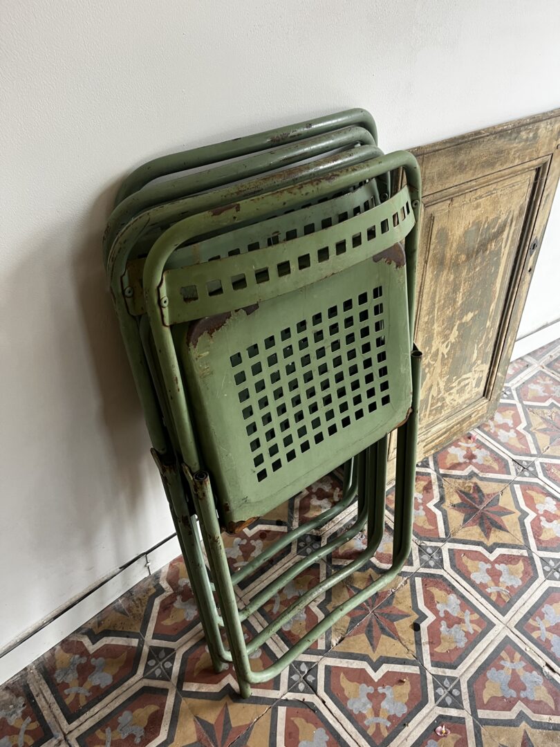 Pistache groene terrasstoelen