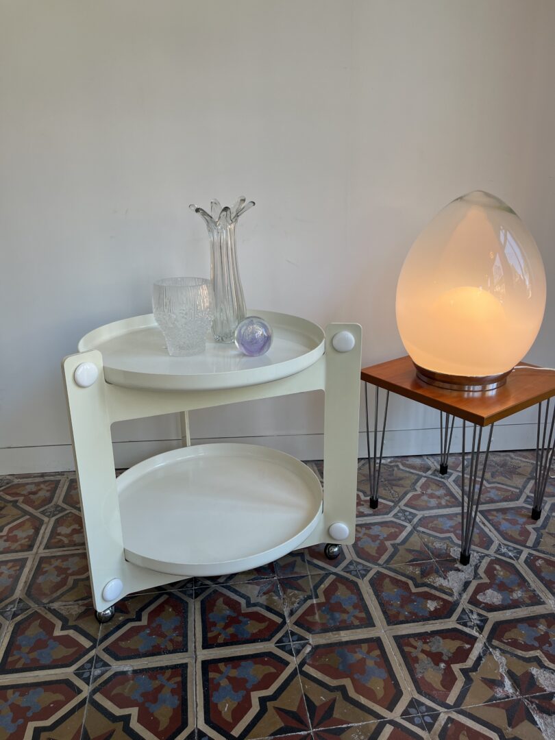 Serving Trolley, Luigi Massoni for Guzzini (Italy, 1970)
