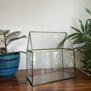 Glazen vitrine display