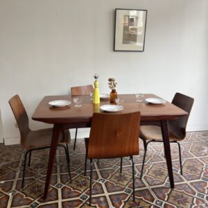 'Milaan' extendable dining table - L. Van Teeffelen for WEBE