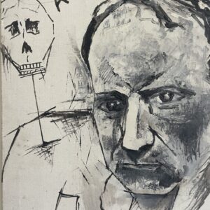 Expressionistisch Portret (1971) – APHASIQUE / Olie op Doek