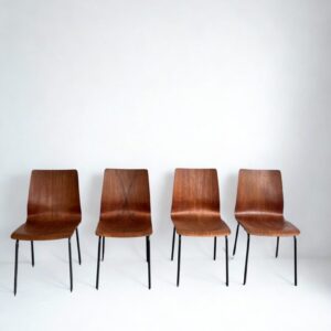 'Euroika' set of 4 chairs - Friso Kramer for Auping